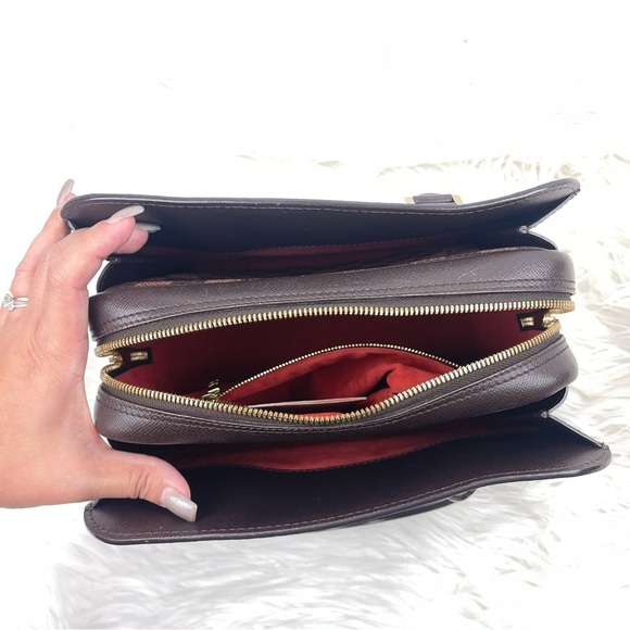 LOUIS VUITTON Damier Canvas Triana Bag 💯 Authentic - Picture 6 of 13